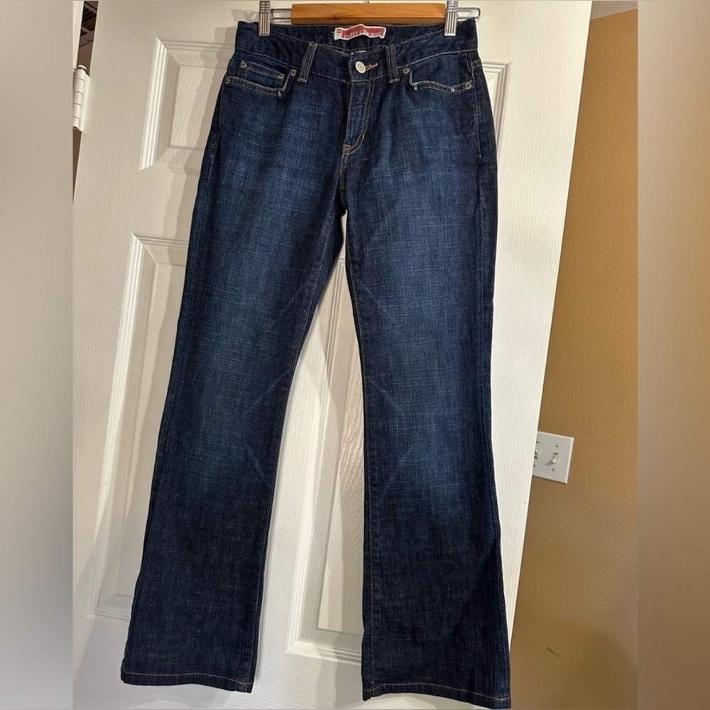 Gap Curvy Flare Jeans Women's 2R Blue Mid Rise Medium Wash